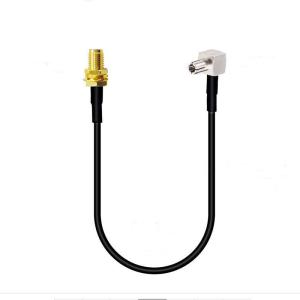 Quality SMA Antenna Cable Assembly Patch Lead TS9 Right Angle To SMA Female Connector wholesale
