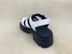 Thick Soled White Platform Sandals TPR Comfortable Platform Sandals