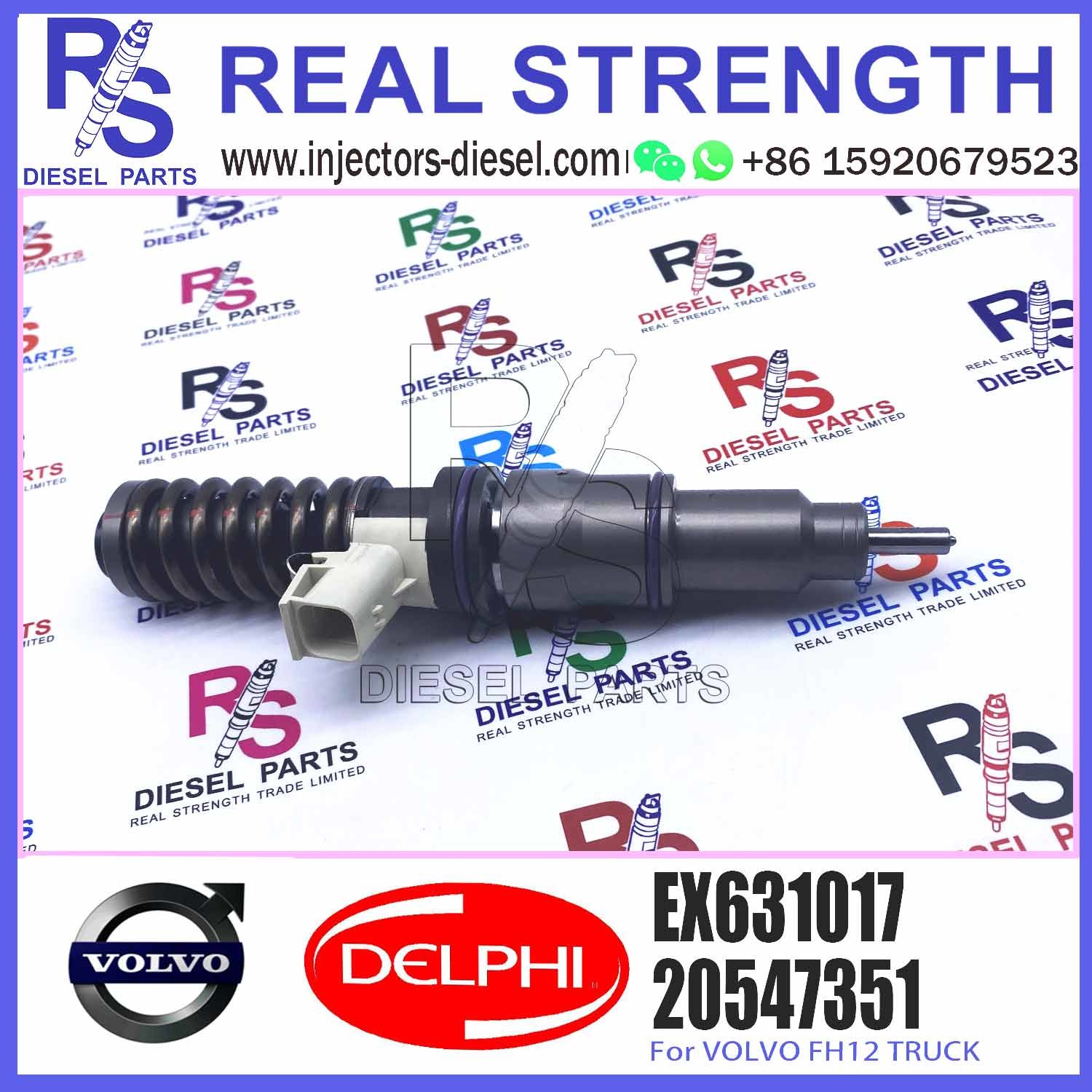 Diesel Fuel Common Rail Injector 20547351 85000417 EX631017 For E3.18 E3.0 E3.1 New Technology