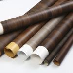 Black Grey Woodgrain Laminate Foil Self Adhesive For Furniture