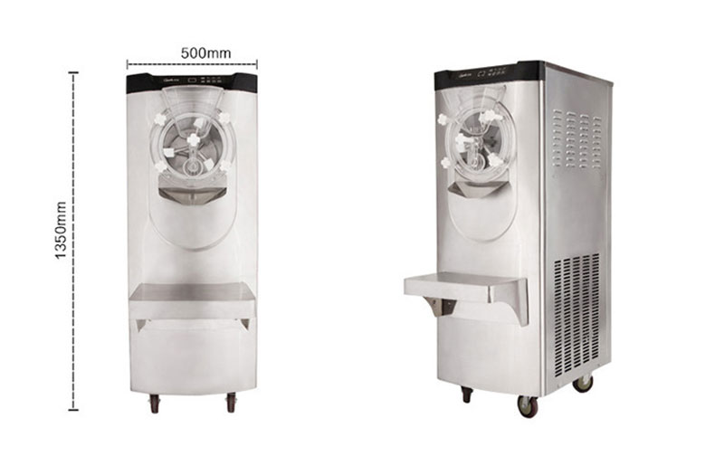 High Output Aomei 24-28L/H Hard Ice Cream Machine Maker Automatic Gelato Maker Machine
