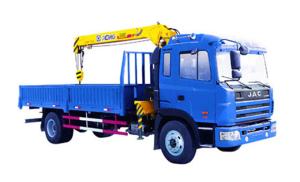 Quality 4 Ton Hydraulic Telescopic Boom Truck Crane For Construction wholesale