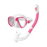 Dry Tube Diving Face Mask And Snorkel Equipment Black White