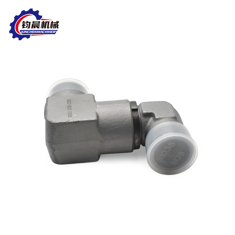 Hydraulic Carbon Steel 90 Degree Elbow with Flange Connection and Thread Pipe Joint