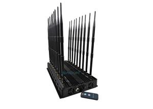 Quality 42 Watt High Power Prison Cell Phone Jammers 18 Channels Block 2G 3G 4G 5G 2.4G wholesale