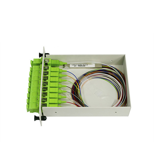 4U Rack Mount PLC Splitter LGX Chassis Rack Panel 1x2 1x4 1x8 Cassette Module