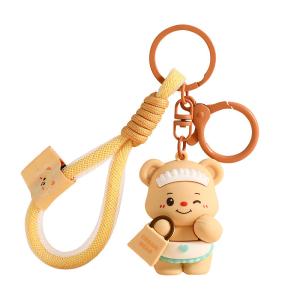Quality Soft Silicone Cartoon Keychain For Girl Women Tastless Office/School/Personal wholesale