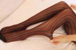 Sexy Letters Mesh Womens Silk Stockings Patterned Tights Leggings Stockings