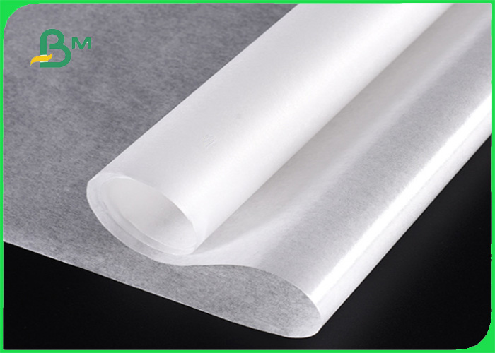 Bleached White Color MG MF Kraft Paper Grease Proof Food Grade In Jumbo Rolls