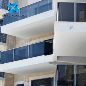 Quality Customized 13.14mm Euro Grey Tempered Laminated Glass Balcony wholesale