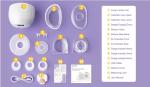 Rechargeable Breast Pump Low Noise Silicone 100% Healthy Electric Breast Milk