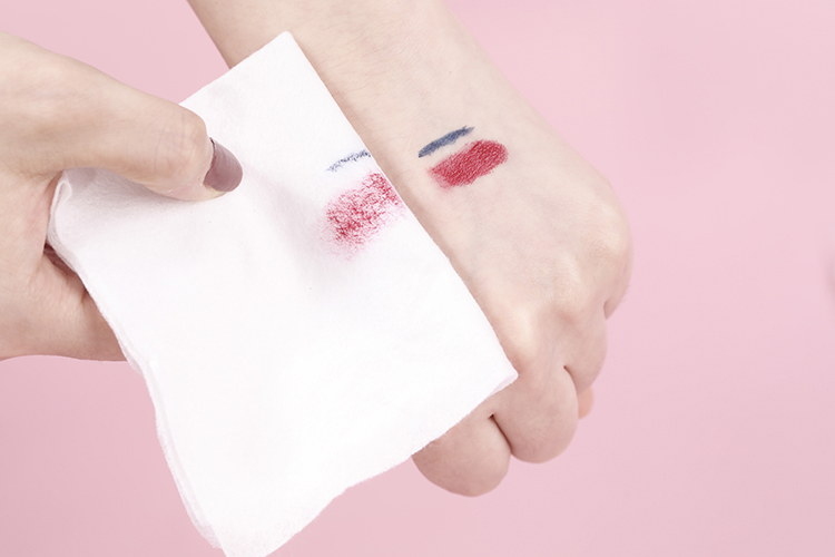 Wholesale 100Pcs Dry and Wet Double Use Makeup Remover Towel Facial Cotton Tissues