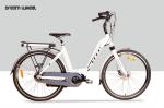 26 Inch Girls Urban E Bikes 250W 48V Aluminum Frame Shimano Derailleur