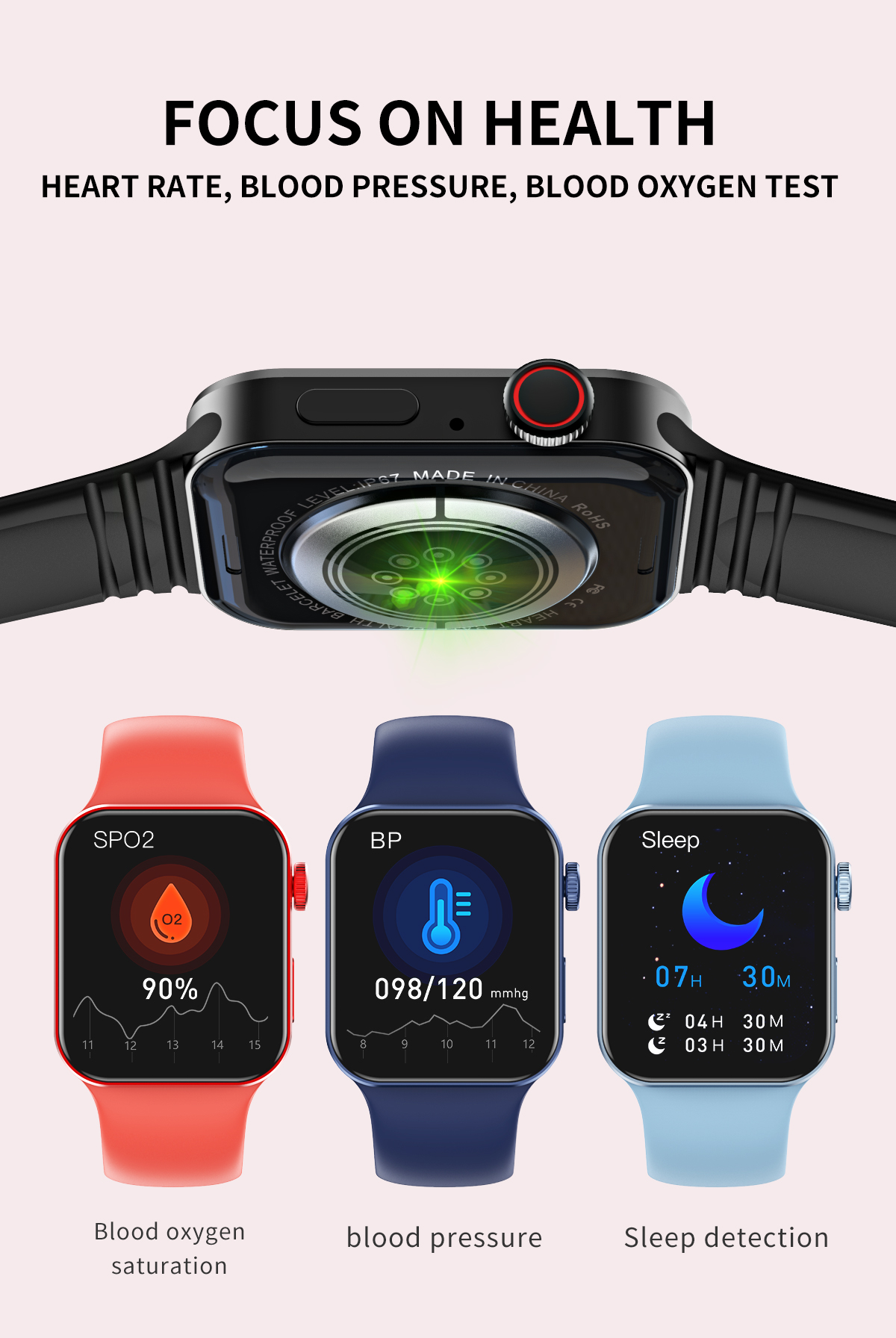 Digital 1.75inch Full Touch Smartwatch Multifunctional IP68 Waterproof