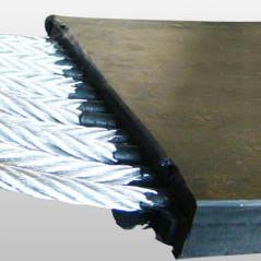 Core Rubber Steel Cord Conveyor Belts Wire Rope Conveyor System High Tensile