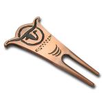 Copper Metal Golf Repair Tool , Promotional Gift Personalized Divot Tool