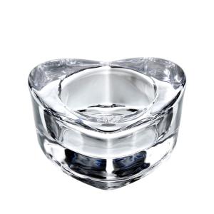 Quality Tangson Heart Shape Glass Candle Holder , Tea Light Candle Holder For Party Decoration wholesale