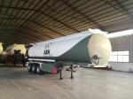 Mechanical Suspension Fuel Tanker Semi Trailer , Crude Oil Tanker Trailer