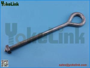 Quality Carbon steel HDG oval eye bolt wholesale