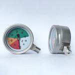 60 Psi SS 316 Bayonet Ring Pressure Gauge 2.5 Inches Glycerine Manometer