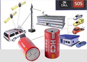 Quality Spiral 20mA D Size 14000mAh 3.6V Li-SOCl2 Battery ER34615M For LoRa NB-IoT wholesale