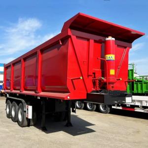 China TITAN 3/Tri Axle Tipper Semi Trailer 50/60/70 Ton Dump Semi Trailer for Sale on sale
