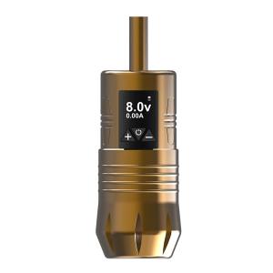 Quality Gold Color Tattoo Battery Grip , Tattoo Gun Handle With RCA Connection wholesale