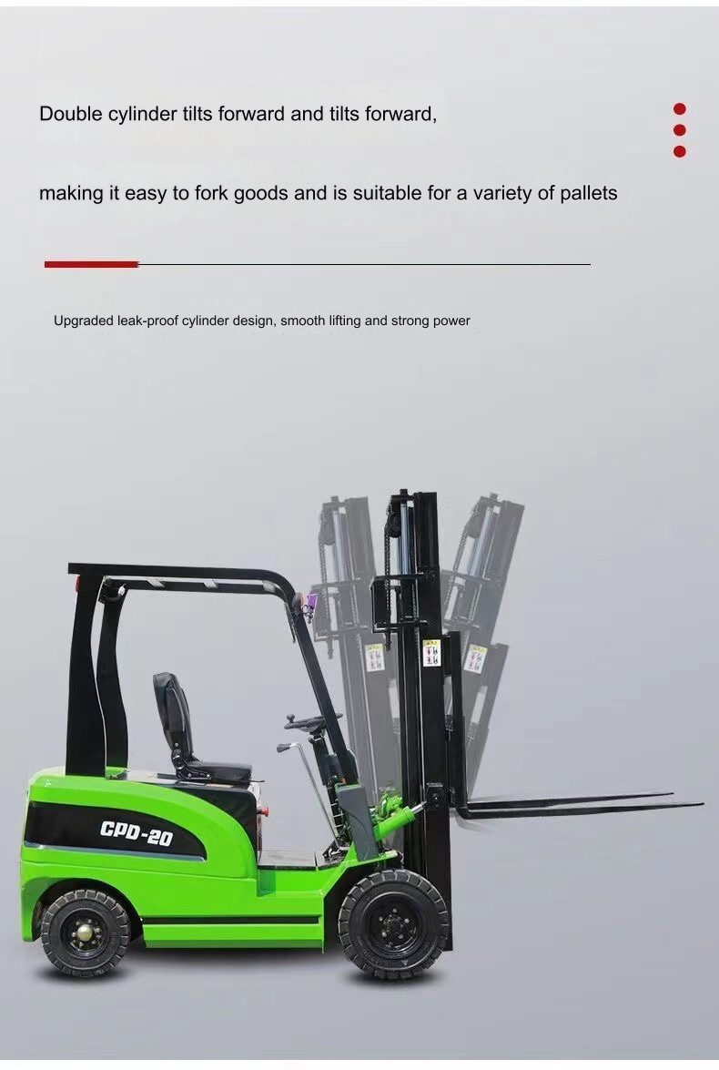 Free Shipping CE ISO Forklift Electric Portable Forklift Capacity Fork Lift Truck New Forklift Electric 1 ton 1.5 ton 2 Ton for Sale