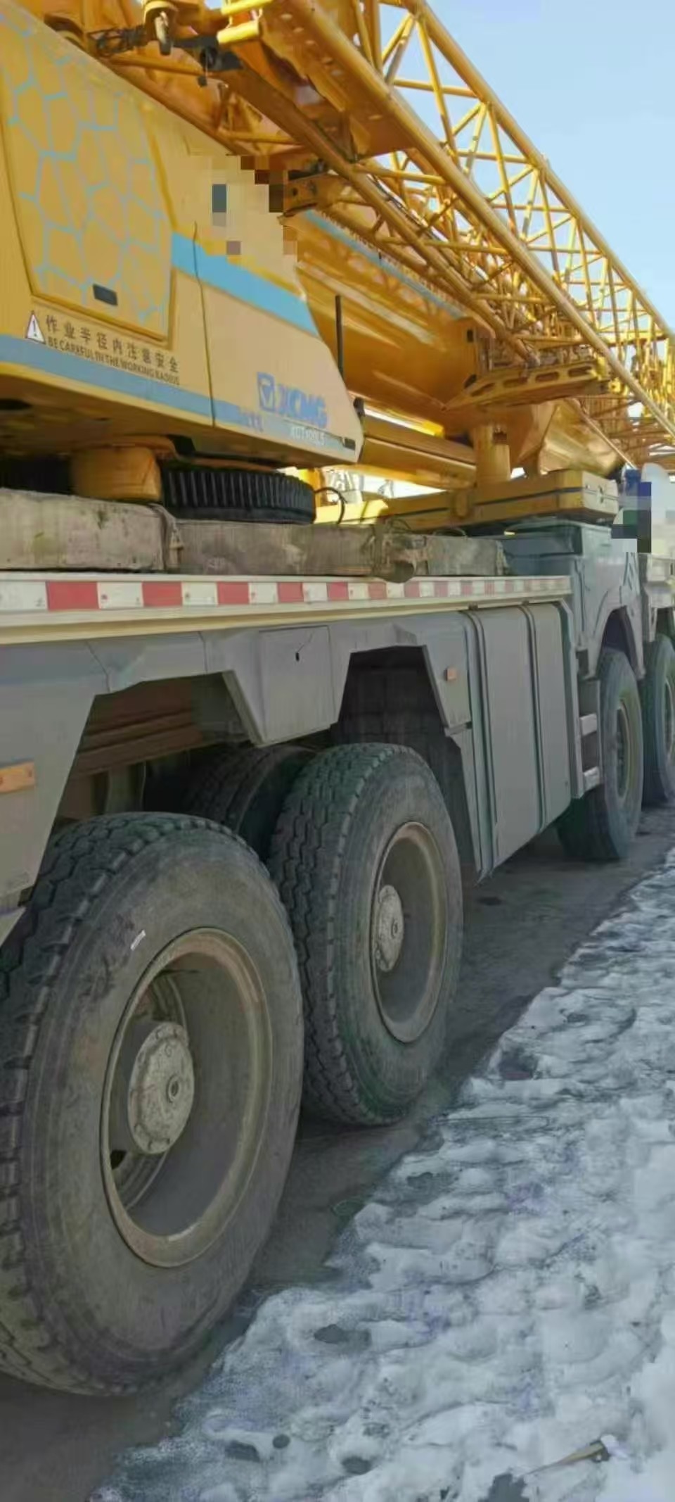Used XC MG Mobile Truck Crane 80 Tons For Construction Company Inventory Direct Sale