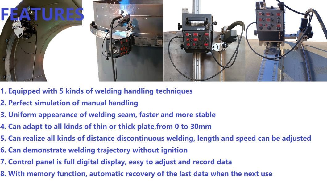 Portable Simple Tank Welding Machine with Rail for Tank Construction Machinery