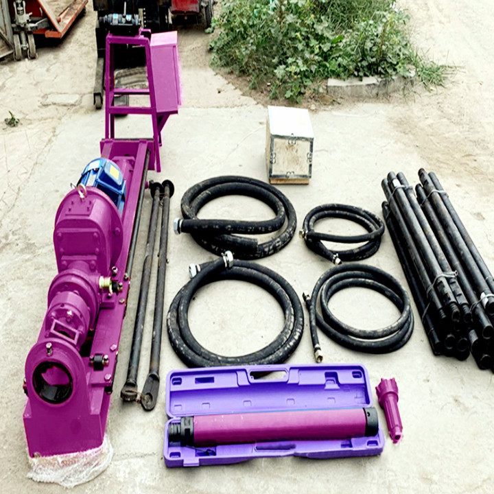 Hydraulic Rotary Borehole Portable Drilling Rig Mining Machine 50m Deep Rock Drilling Rig