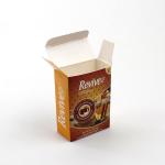 Customized White Card Corrugated Gold Stamping Color Box for Cosmetics Packaging