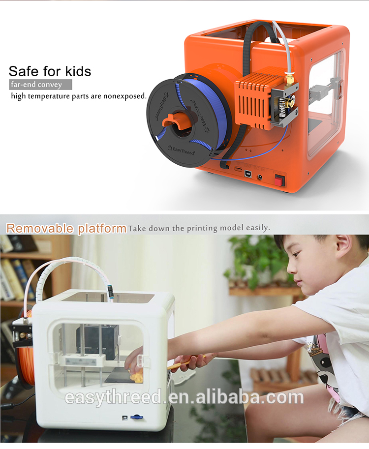 Easythreed fast speed portable entry level 3d printer with wifi function mickey