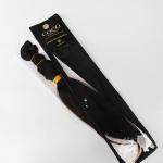 Coustom Zipper Clear Plastic Non Woven Wig Storage Bags Hair Extention Packaging