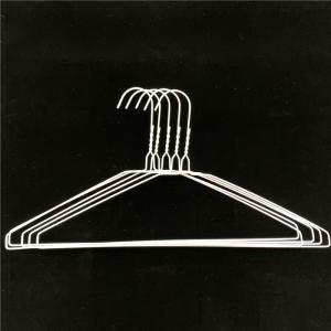 Quality Durable Clothes Wire Hanger Corrosion Resistance For Dry Cleaning Shops wholesale
