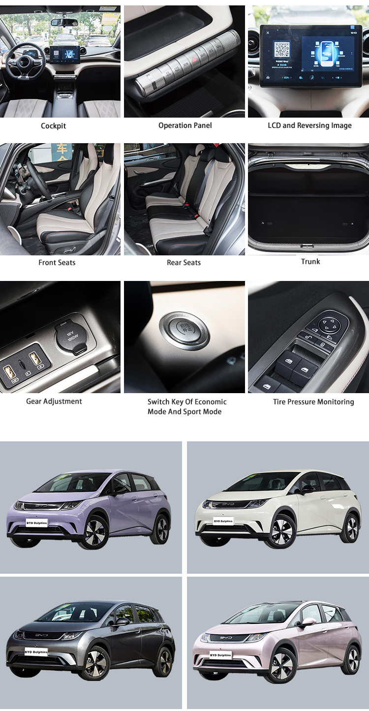 Versatile Electric EV Cars 5 seater 4 Door Sedan Intelligent