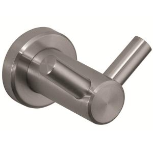 Quality Double Hotel Bathroom Robe Hooks Polished Stainless Steel Coat Hook wholesale