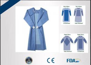 Quality Fluid Resistant Disposable Surgical Gown For Virus Contaminated Areas wholesale