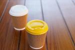 Bio-Degradable Take Away 16oz Kraft Ripple Paper Coffee Cups For Hot Drinking