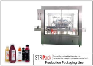 Quality 8000 BPH Bottle Packing Machine Line Automatic Rotary Bottle Washing Machine With 24 Heads wholesale