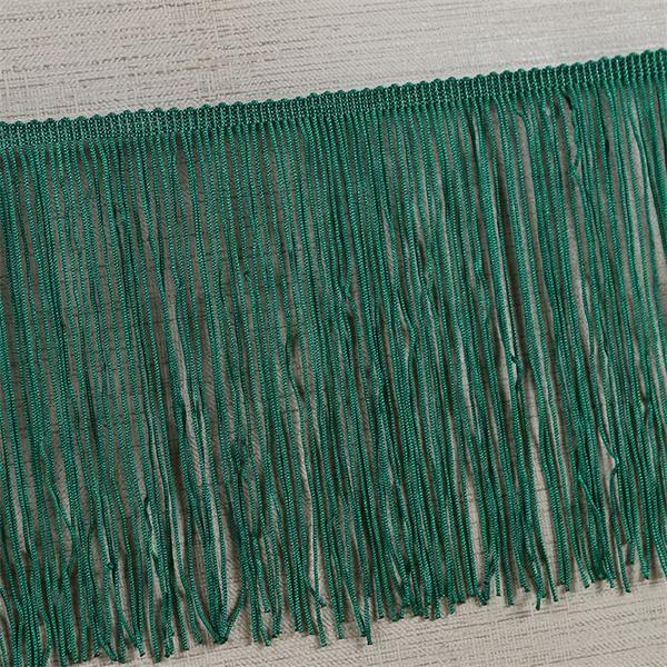 Fluorescent color custom design OEM rayon fringes trimming for garment clothes