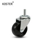 Office Furniture 25/30/45/50/75/100mm Zinc Plated PP Caster with 12*8.2mm Hole