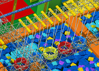 Large Size Trampoline Park Equipment Multi Function High Safety Low Maintenance
