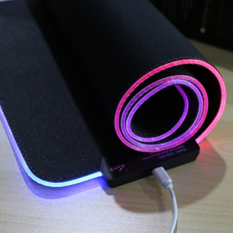 Wireless Charging Mouse Pad 10W Wireless Charger Extended Soft Gaming Mousepad 2 In 1 Mat