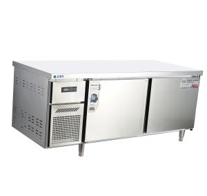 Quality 110V/60HZ 2-Door Stainless Steel Counter Chiller for Commercial Kitchen Refrigeration wholesale