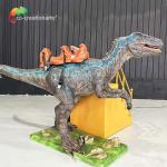 6M Animatronic Dinosaur Ride Velociraptor