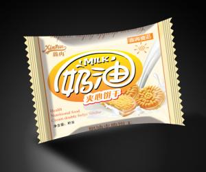 Quality PET / VMPET / CPP Back Sealed Cookies Snack Bag Packaging wholesale