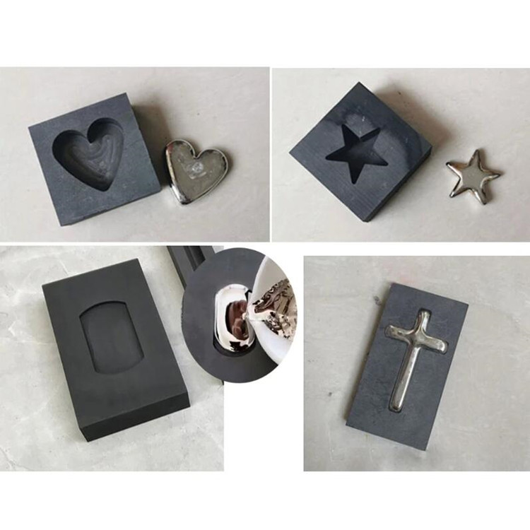 High Pure Graphite Mold for Casting and Refining Gold Silver Nonferrous Metal Jewelry