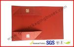 Foldable Magnetic Rigid Gift Boxes / Foil Wine Paper Gift Box