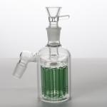 High Temperature Glass Hookah Shisha Accessories 14mm Green Porous Ash Catcher